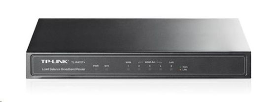 Obrázek TP-Link TL-R470T+ směrovač s rozdělováním zátěže (1xWAN,1xLAN,3xWAN/LAN)