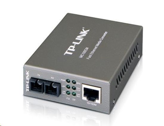 Obrázek TP-Link MC100CM media konvertor (1x100Mb/s, 1x duplex SC/UPC, MM, 1310nm, 2km)