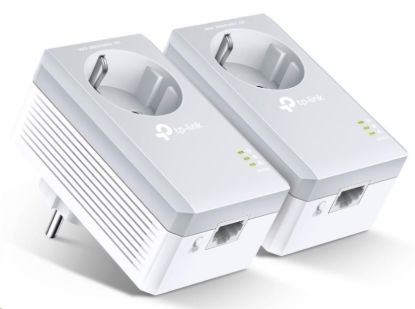 Obrázek TP- Link TL- PA4010PKIT průchozí powerline set (AV600, 1x100Mb/ s, HomePlug AV)