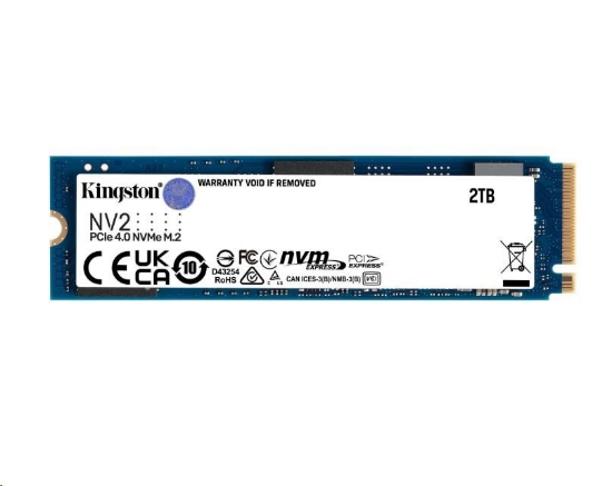Obrázek Kingston SSD 4TB NV3, M.2 2280, NVMe PCIe Gen4x4, (R: 6000MB/s; W: 5000MB/s)