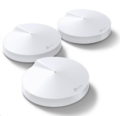 Obrázek TP- Link Deco M5(3- Pack) WiFi5 Mesh (AC1300, 2, 4GHz/ 5GHz, 2xGbELAN/ WAN)
