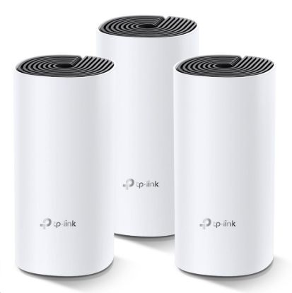 Obrázek TP- Link Deco M4(3- pack) WiFi5 Mesh (AC1200, 2, 4GHz/ 5GHz, 2xGbELAN/ WAN)