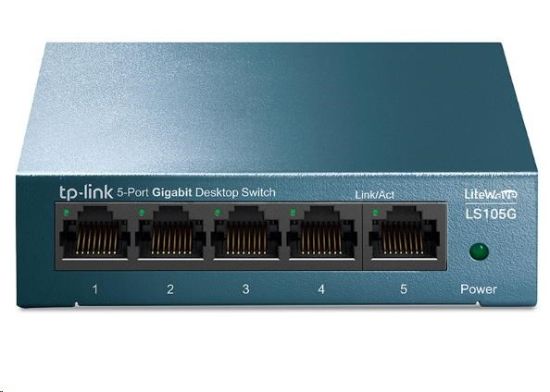 Obrázek TP-Link LiteWave switch LS105G (5xGbE, fanless)