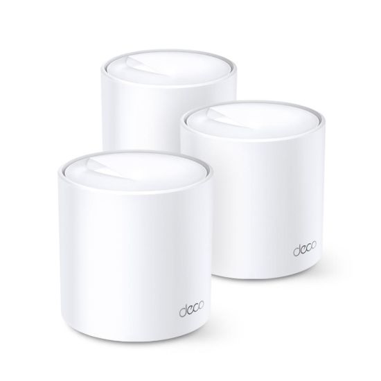 Obrázek TP-Link Deco X60(3-pack) WiFi6 Mesh (AX5400, 2,4GHz/5GHz, 2xGbELAN/WAN)