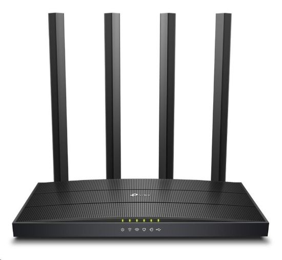 Obrázek TP-Link Archer C6U OneMesh/EasyMesh WiFi5 router (AC1200, 2,4GHz/5GHz, 4xGbELAN, 1xGbEWAN, 1xUSB2.0)