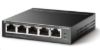 Obrázek TP- Link Easy Smart switch TL- SG105PE (5xGbE, 4xPoE+, 65 W, fanless)