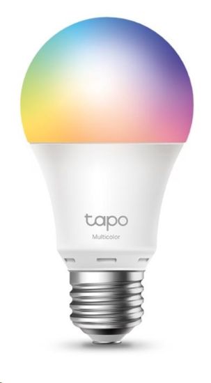 Obrázek TP-Link Tapo L530E chytrá WiFi stmívatelná LED žárovka (barevná,2500K-6500K,806lm,2,4GHz,E27)