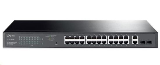 Obrázek TP-Link Easy Smart switch TL-SG1428PE (26xGbE, 2xSFP, 24xPoE+, 250W)