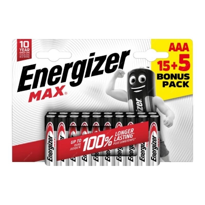 Obrázek Energizer LR03/20 Max AAA 15+5 zdarma