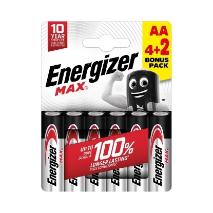 Obrázek Energizer LR6/6 Max AA 6 pack