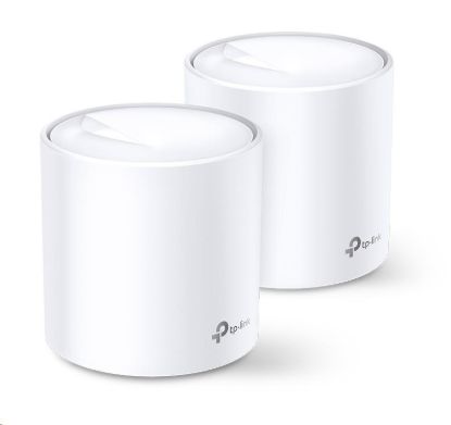 Obrázek TP- Link Deco X20(2- pack) WiFi6 Mesh (AX1800, 2, 4GHz/ 5GHz, 2xGbELAN/ WAN)