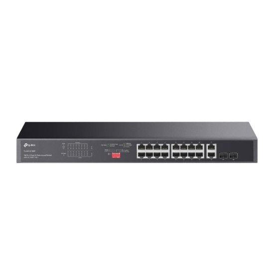 Obrázek TP-Link CCTV switch TL-SG1218MP (16xGbE, 2xGbE/2xSFP combo, 16xPoE+, 250W)