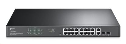 Obrázek TP- Link CCTV Easy Smart switch TL- SG1218MPE (16xGbE, 2xGbE/ 2xSFP combo, 16xPoE+, 250W)