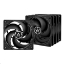 Obrázek ARCTIC ventilátor P12 120mm, value pack (5ks), černá