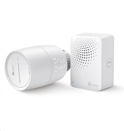 Obrázek TP-LINK Kasa KE100 KIT Matter - Základní sada chytrého termostatického radiátorového ventilu Kasa KE100+KH100