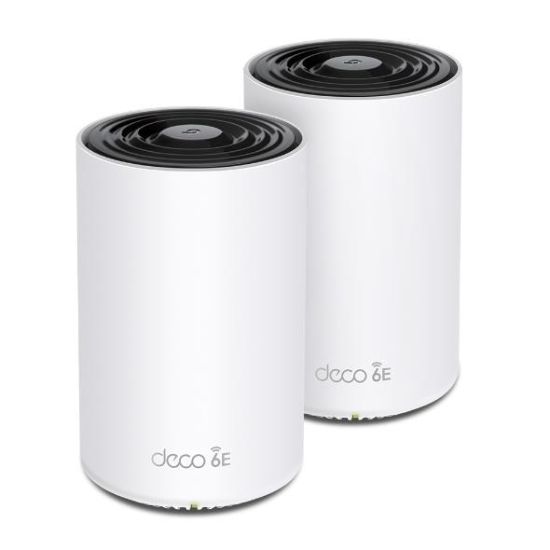 Obrázek TP-Link Deco XE75 Pro(2-pack) WiFi6E Mesh (AXE5400,2,4GHz/5GHz/6GHz,1x2,5GbELAN/WAN,2xGbELAN)