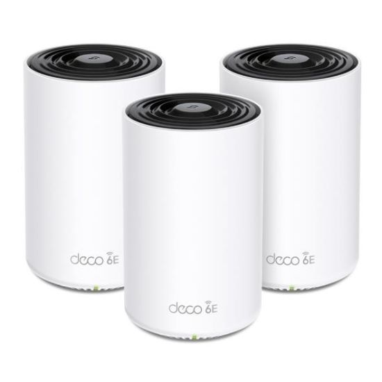 Obrázek TP-Link Deco XE75 Pro(3-pack) WiFi6E Mesh (AXE5400,2,4GHz/5GHz/6GHz,1x2,5GbELAN/WAN,2xGbELAN)