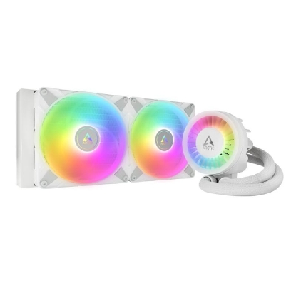 Obrázek ARCTIC Vodní chladič Liquid Freezer III 280 ARGB, 2x140mm, AM5, LGA1851, bílá