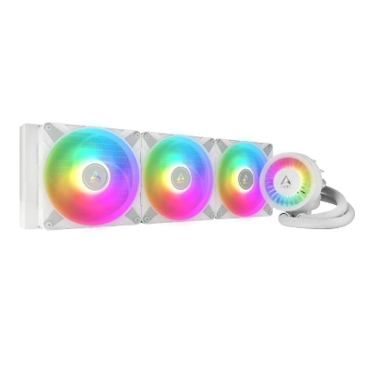 Obrázek ARCTIC Vodní chladič Liquid Freezer III 420 ARGB, 3x140mm, AM5, LGA1851, bílá