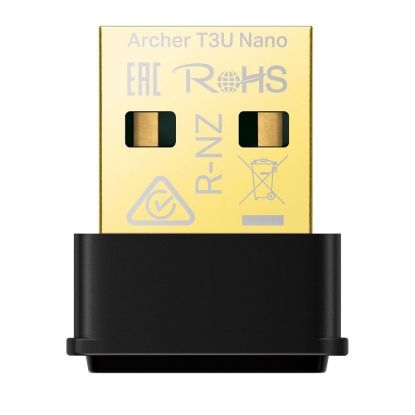 Obrázek TP- Link Archer T3U Nano WiFi5 USB adapter (AC1300, 2, 4GHz/ 5GHz, USB2.0)