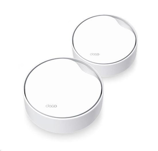 Obrázek TP-Link Deco X50-PoE (2-pack) WiFi6 Mesh (AX3000,2,4GHz/5GHz,1x2,5GbELAN/WAN,1xGbELAN/WAN,1xPoE)