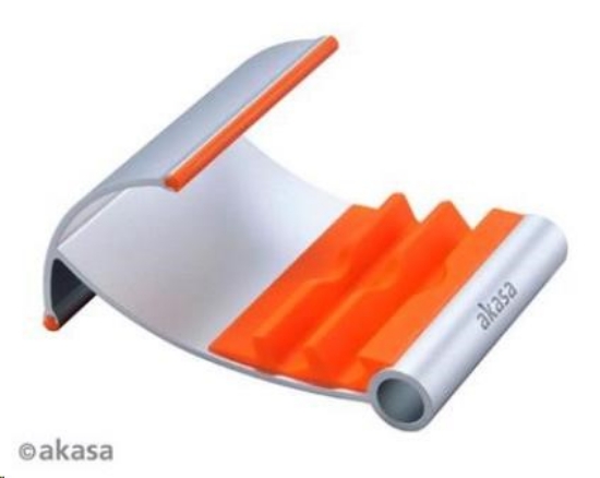 Obrázek AKASA stojánek na tablet  AK-NC054-OR, hliníkový, oranžový