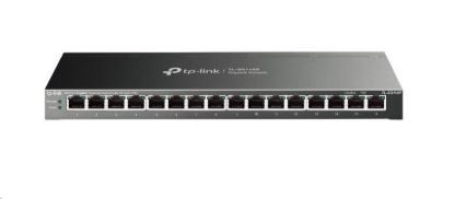 Obrázek TP- Link switch TL- SG116P (16xGbE, 16xPoE+, 120W, fanless)