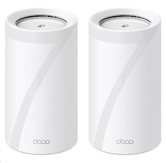 Obrázek TP-Link Deco BE85(2-pack) WiFi7 Mesh(BE22000,2,4GHz/5GHz/6GHz,1x10GbELAN/WAN,1xSFP+/10GbELANcombo,2x2,5GbELAN/WAN,1xUSB)