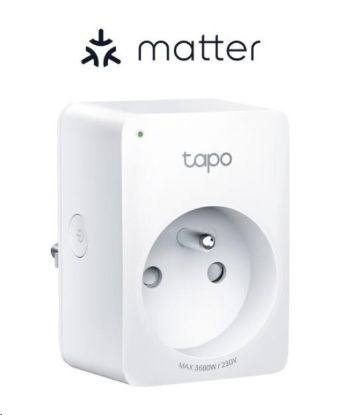 Obrázek TP- Link Tapo P110M chytrá WiFi mini zásuvka (3680W, 16A, 2, 4 GHz, BT, Matter certified)