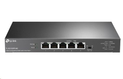 Obrázek TP- Link switch TL- SG105PP- M2 (5x2, 5GbE, 4xPoE++, 123W, fanless)