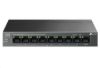 Obrázek TP- Link LiteWave switch LS109P (9 x 100Mb/ s, 8xPoE+, 63 W, fanless)