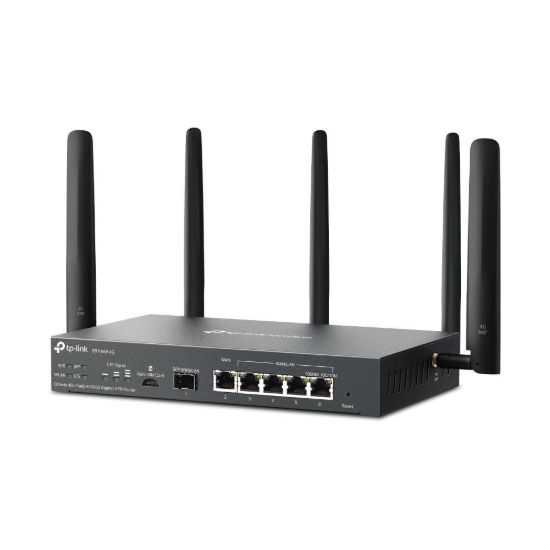 Obrázek TP-Link ER706W-4G OMADA VPN 4G+Cat6 router (AX3000,1xSFP WAN/LAN,1xGbEWAN,4xGbELAN/WAN,2xnanoSIM)