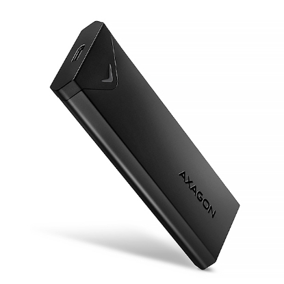 Obrázek AXAGON EEM2-UB2, USB-C 10Gbps - M.2 NVMe SSD ARROW box, černý
