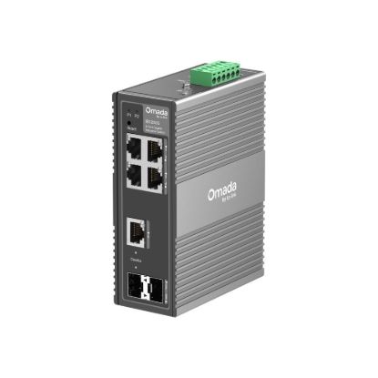 Obrázek TP- Link OMADA průmyslový switch IES206G (4xGbE, 1xGbE/ SFPcombo, 1xSFP, DIN, IP40, fanless)