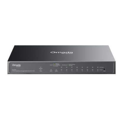 Obrázek TP- Link OMADA switch ES210GP (9xGbE, 1xGbE/ SFPcombo, 8xPoE+, 63W, fanless)