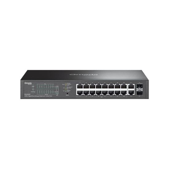 Obrázek TP- Link OMADA switch ES220GP (18xGbE, 2xSFP, 16xPoE+, 150W)