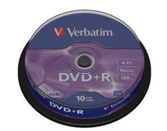 Obrázek VERBATIM DVD+R(10-Pack)Spindle/General Retail/16x/4.7GB