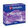 Obrázek VERBATIM DVD+R(5- pack)DoubleLayer/ Jewel/ 8x/ 8, 5 GB
