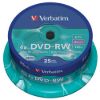 Obrázek VERBATIM DVD- RW(25- pack)Spindle/ 4x/ 4.7 GB
