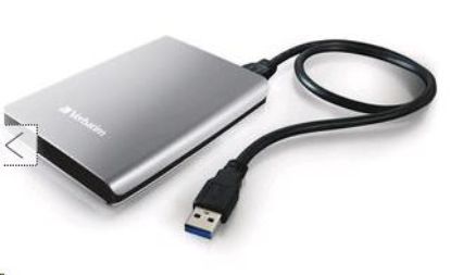 Obrázek VERBATIM Externí HDD 1TB Store 'n' Go USB 3.0 , stříbrný