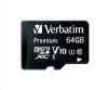 Obrázek VERBATIM MicroSDXC karta 64 GB Premium, U1 + adaptér