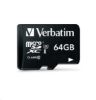 Obrázek VERBATIM MicroSDXC karta 64 GB Pro, U3 + adaptér