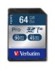 Obrázek VERBATIM SDXC karta 64 GB Pro, U3, V30 (R: 90/ W: 45 MB/ s)