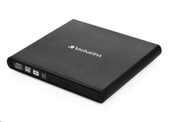 Obrázek VERBATIM externí mechanika DVD- RW Rewriter USB 2.0 Black + NERO