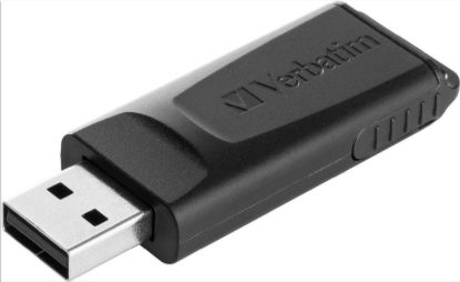 Obrázek VERBATIM Flash Disk 64GB Store 'n' Go Slider, černá