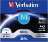 Obrázek VERBATIM MDisc BDXL (5- pack)Jewel/ 4x/ 100 GB