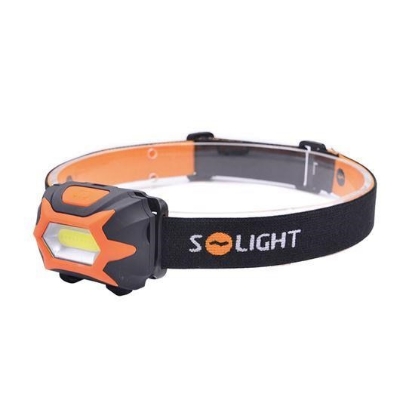 Obrázek Solight čelová LED svítilna, 3W COB, 3x AAA