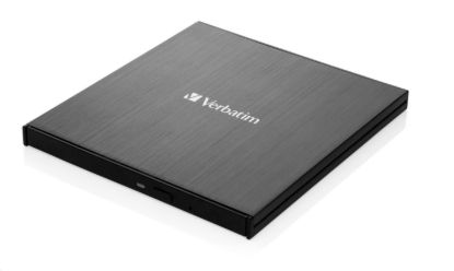 Obrázek VERBATIM externí mechanika DVD- RW Rewriter USB- C, černá + NERO