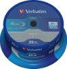 Obrázek VERBATIM BD- R SL Datalife (25- pack)Blu- Ray/ Spindle/ 6x/ 25 GB WHITE BLUE SURFACE