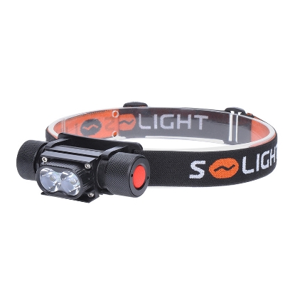 Obrázek Solight LED čelová nabíjecí svítilna, 650lm, Li-Ion